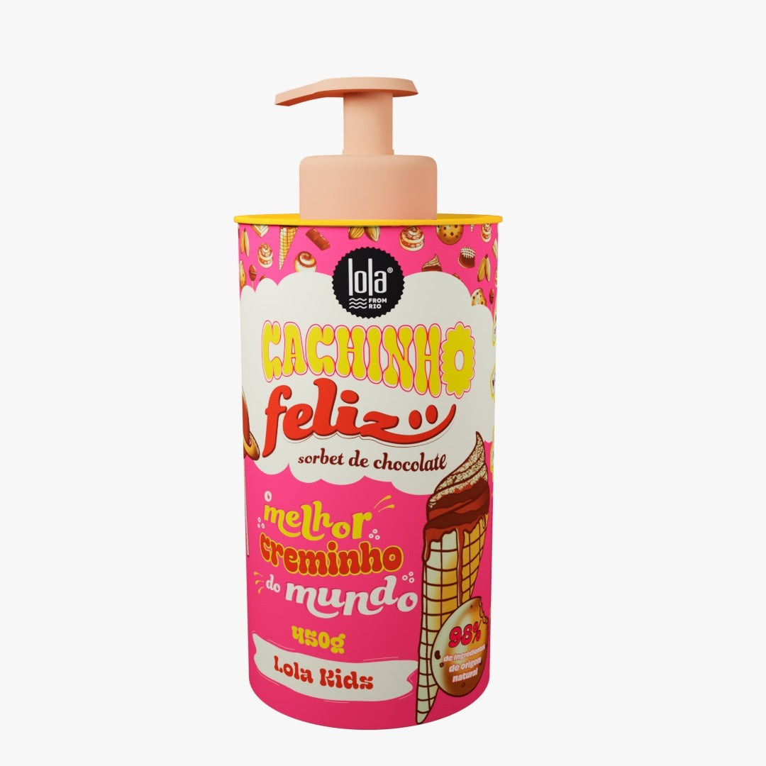 Lola Cosmetics, Cremă pentru Bucle Jucăușe cu Aroma de Ciocolată, pentru copii - CACHINHO FELIZ