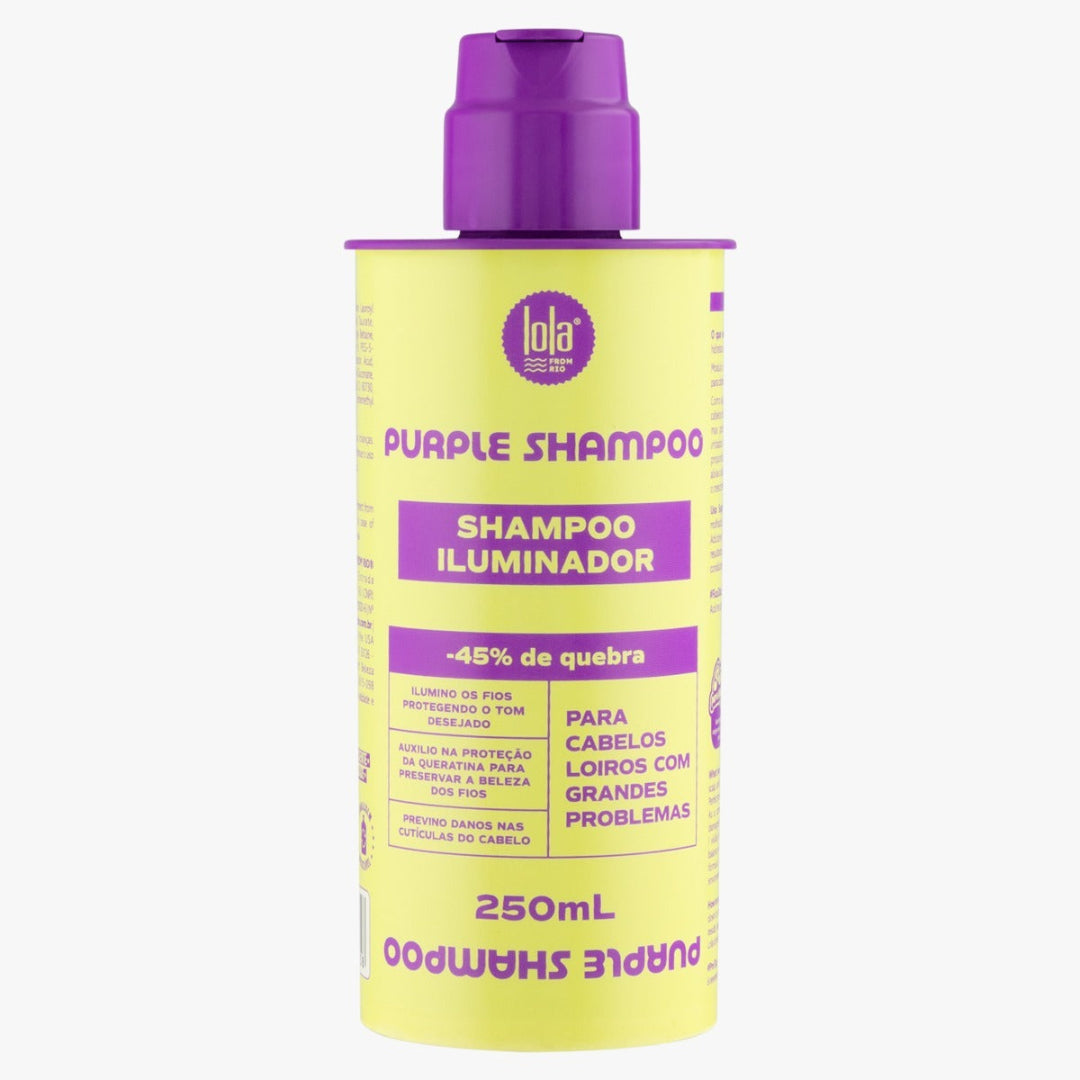 Lola Cosmetics, Șampon cu pigment violet pentru păr blond - PURPLE, 250 ml